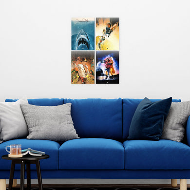 Retro Movie Mania Metal Poster-Combo