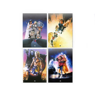 80s Movie Mania Metal Poster-Combo