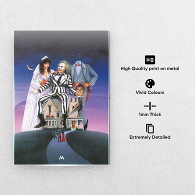 80s Movie Mania Metal Poster-Combo