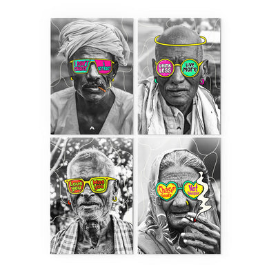 Pop Culture Shades Collection Metal Poster-Combo