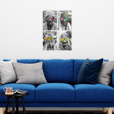 Pop Culture Shades Collection Metal Poster-Combo