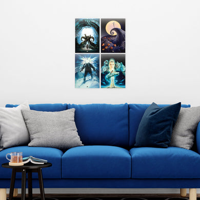 Magical Movie Realms Collection Metal Poster-Combo