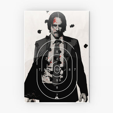 The Chronicles of John Wick Metal Poster-Combo