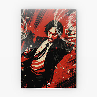 The Chronicles of John Wick Metal Poster-Combo