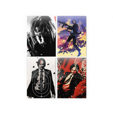The Chronicles of John Wick Metal Poster-Combo
