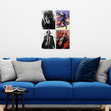 The Chronicles of John Wick Metal Poster-Combo