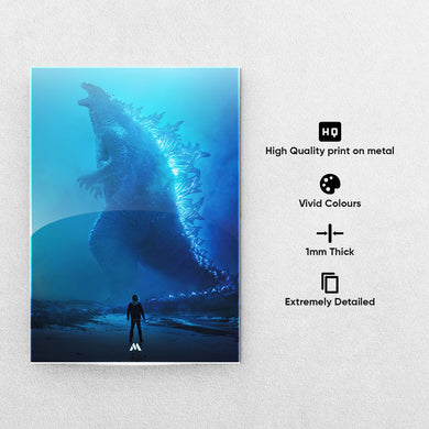 Godzilla and Friends Metal Poster-Combo