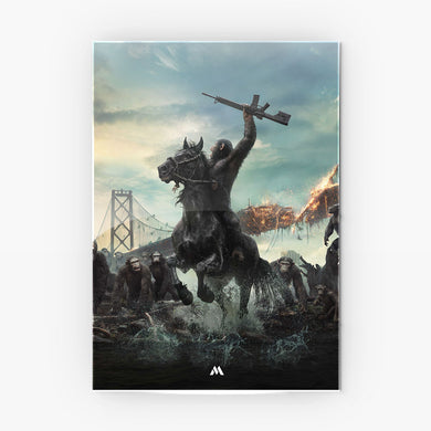The Planet of the Apes Collection Metal Poster-Combo