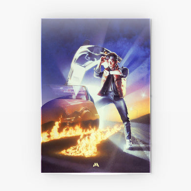 Back to the Future Collection Metal Poster-Combo