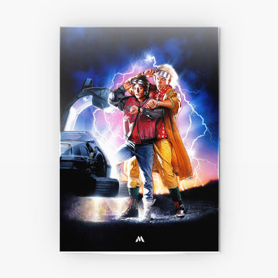 Back to the Future Collection Metal Poster-Combo