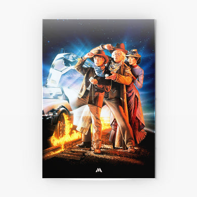 Back to the Future Collection Metal Poster-Combo