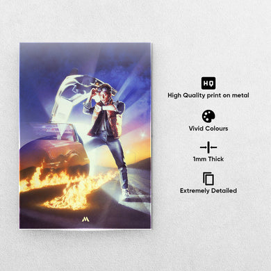 Back to the Future Collection Metal Poster-Combo