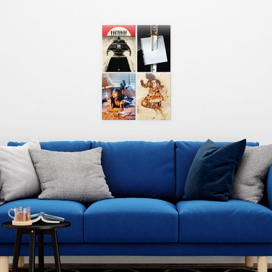 Tarantino Movie Collection Metal Poster-Combo