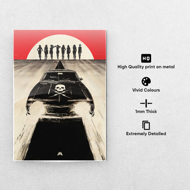 Tarantino Movie Collection Metal Poster-Combo