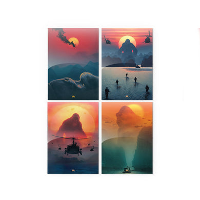 King Kong Collection Metal Poster-Combo