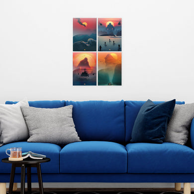 King Kong Collection Metal Poster-Combo