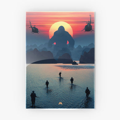 King Kong Collection Metal Poster-Combo