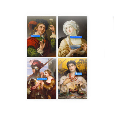 Laughable Masterpieces Collection Metal Poster-Combo