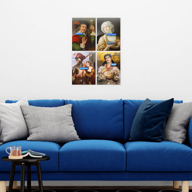 Laughable Masterpieces Collection Metal Poster-Combo