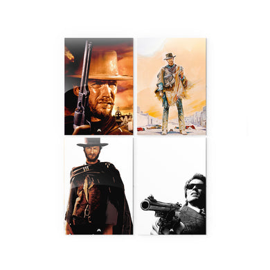 Clint Eastwood Collection Metal Poster-Combo