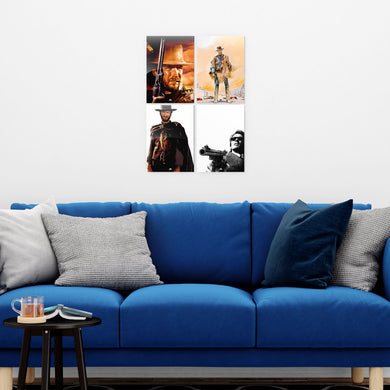 Clint Eastwood Collection Metal Poster-Combo