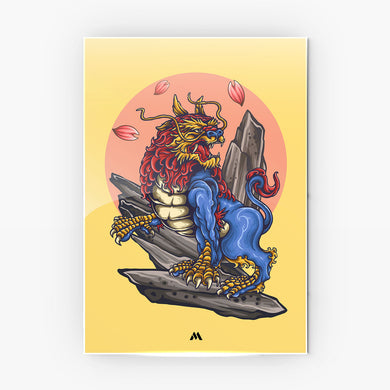 Japanese Shinto Art Collection Metal Poster-Combo