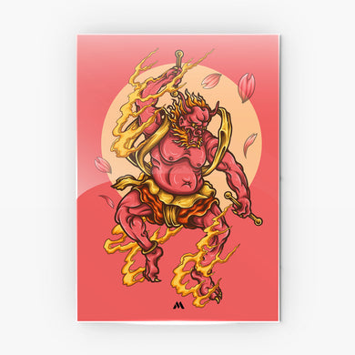 Japanese Shinto Art Collection Metal Poster-Combo