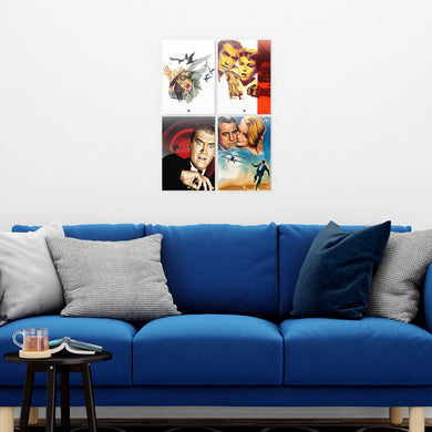 The Hitchcock Collection Metal Poster-Combo