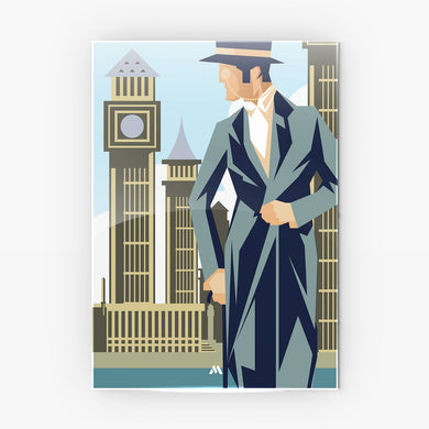 Art Deco Collection Metal Poster-Combo