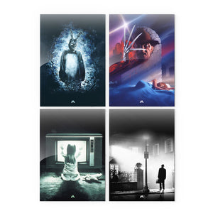 Horror Movie Collection Metal Poster Combo
