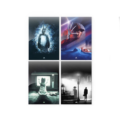 Horror Movie Collection Metal Poster-Combo
