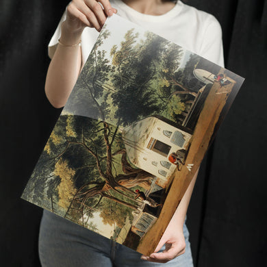 Sacred Tree of Hindus [Thomas Daniell] Metal-Poster