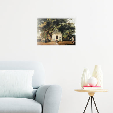 Sacred Tree of Hindus [Thomas Daniell] Metal-Poster