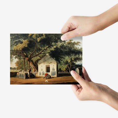 Sacred Tree of Hindus [Thomas Daniell] Metal-Poster