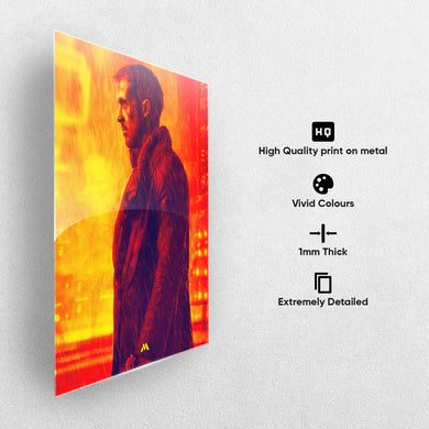 Blade Runner-The Future is Bleak Metal-Poster