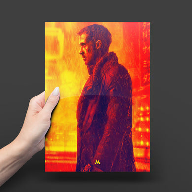 Blade Runner-The Future is Bleak Metal-Poster