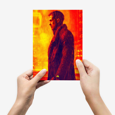 Blade Runner-The Future is Bleak Metal-Poster