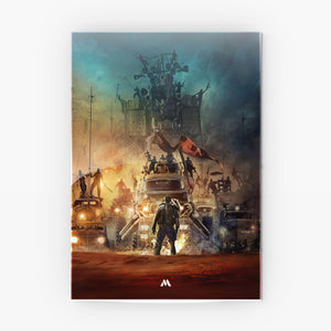 Mad Max-A World Gone Mad Metal Poster