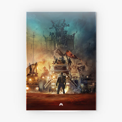 Mad Max-A World Gone Mad Metal-Poster