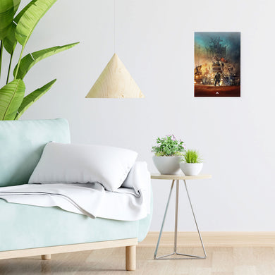 Mad Max-A World Gone Mad Metal-Poster