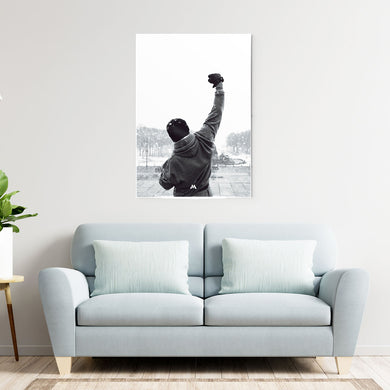 Rocky-Training Montage Metal Poster