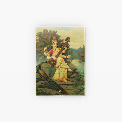 Saraswati [Raja Ravi Varma]  Metal-Poster