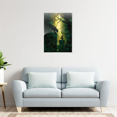 The Jungle Book-Mowgli and Bagheera Metal-Poster