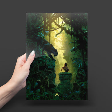 The Jungle Book-Mowgli and Bagheera Metal-Poster