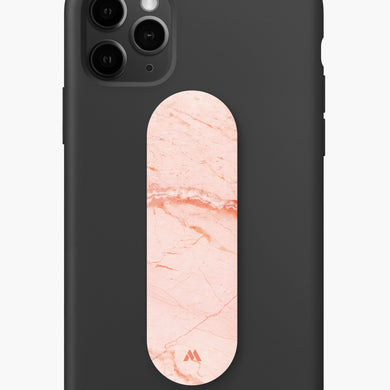 Rose Quartz on Marble Phone Slider