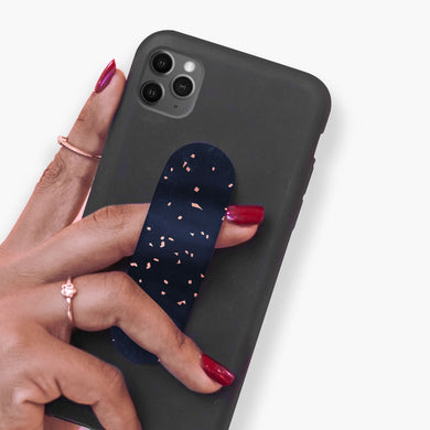 Terrazzo Mosaics Black Phone Slider