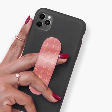 Pretty Triangles in Pink Phone Slider