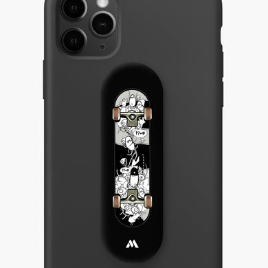 Graffiti Filled Skateboard Phone Slider