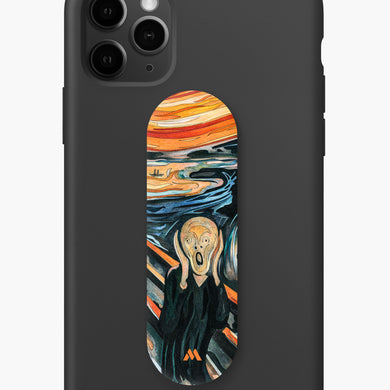 The Scream in Technicolor (Edvard Munch) Phone Slider