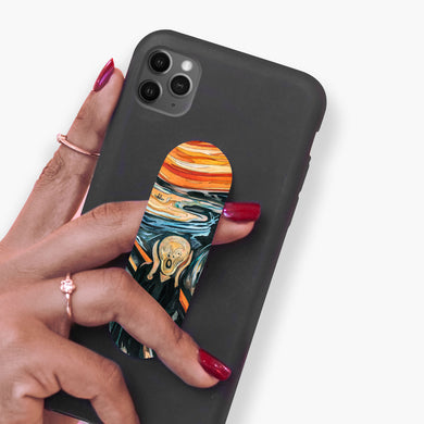The Scream in Technicolor (Edvard Munch) Phone Slider